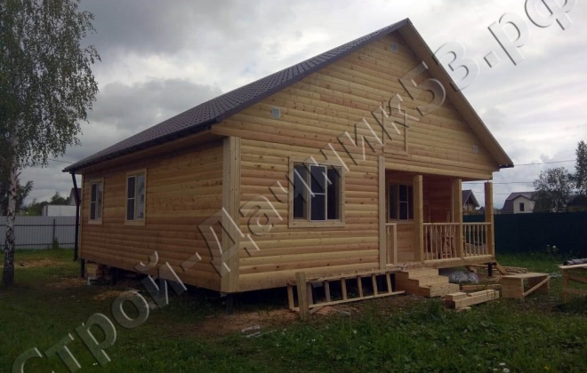 3 Брусовой дом 10×9, 90 м², Калужская область, Деревня Лихун (7)